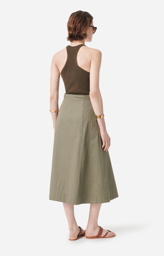 VANESSA BRUNO - Giada Skirt - Kaki