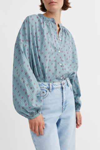 SKALL - Cilla Shirt - Florence Print/Blue