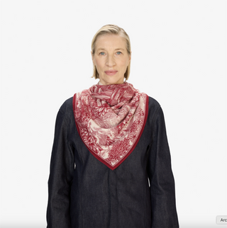 INOUI - Square Cashmere Piranesi 130 - Rouge