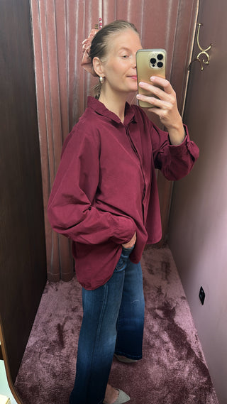 SACRÉCOEUR - June Corduroy Shirt - Vino