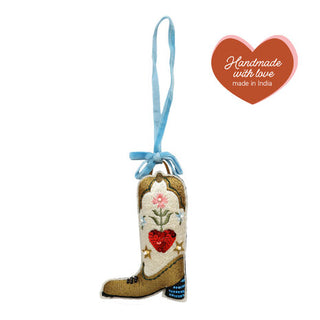 All The Luck in the World - Ornament Cowboy Boot