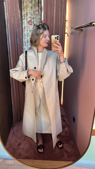 SOEUR - Hyacinthe Coat - Gris Clair