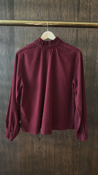 SACRÉCOEUR - Soline Corduroy Blouse - Vino