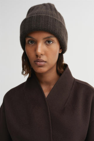 ALMADA LABEL - Pre-Order Roe Cashmere Beanie - Chocolate