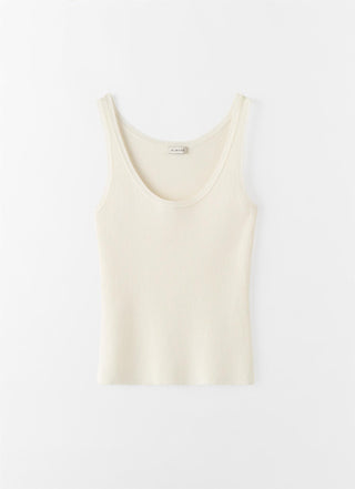 ALMADA LABEL - Indy Rib Top - Cream