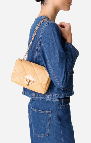 VANESSA BRUNO - Medium Moon Bag - Beurre Frais