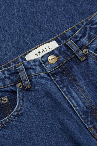 SKALL - Willow Wide Jeans - Mid Blue