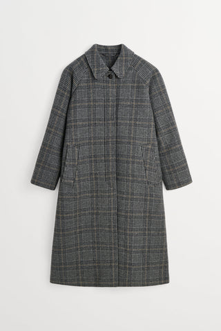 SKALL - Mary Coat - Grey Check