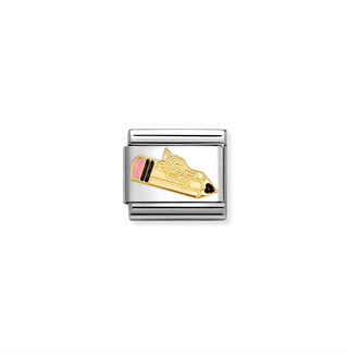Nomination - Link SYMBOLS steel 18k gold PINK PENCIL