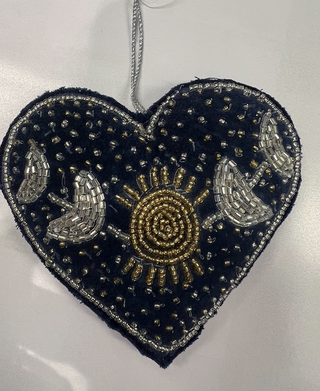 CHEHOMA - Hanging Embroidered Heart Iconic