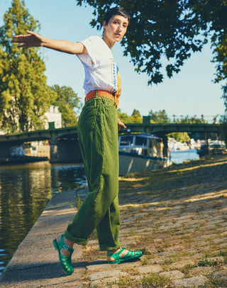 Méduse - Sun - Vert Paillete