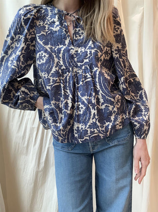 ULLA JOHNSON - Brea Blouse - Ocean