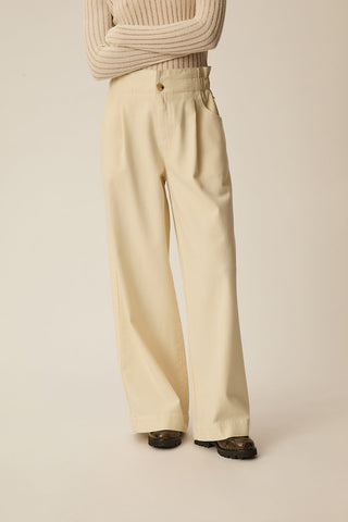 DES PETITS HAUTS - Loulou 2 Pantalon - Creme