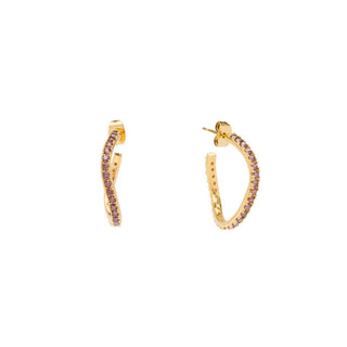 Pico Copenhagen - Amelia Studs - FG/Coffee