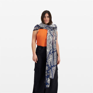 INOUI - Scarf 100 Turgot - Dark Blue