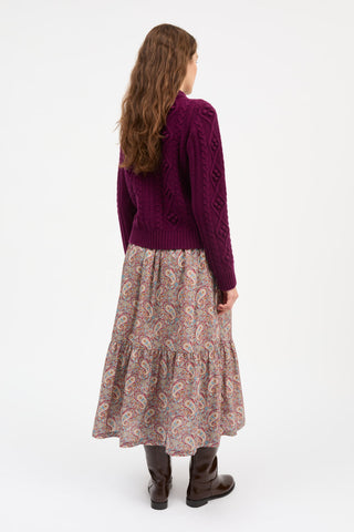 SKALL - Iseline Skirt - Floral Paisley
