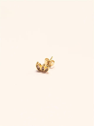 Rose Marie Paris - Stud 3 Ovals - Gold