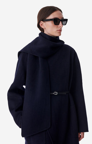 VANESSA BRUNO - Valeran Coat - Navy