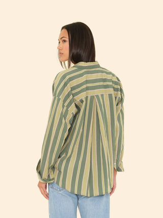 XIRENA - Jordy Shirt - Spruce Stripe