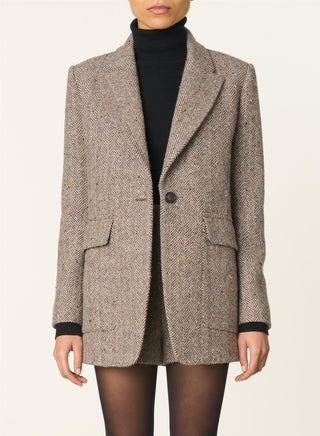 VANESSA BRUNO - Floea Jacket - Marron Chine