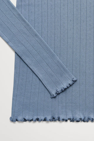SKALL - Edie Blouse - Faded Blue