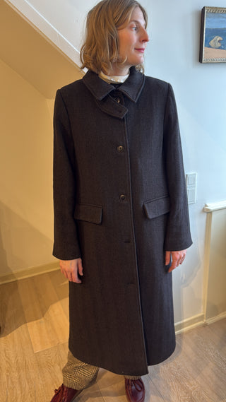 SKALL - PRE-ORDER Ernest Coat - Brown Herringbone