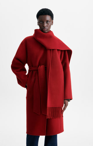 VANESSA BRUNO - Helie Coat - Cerise