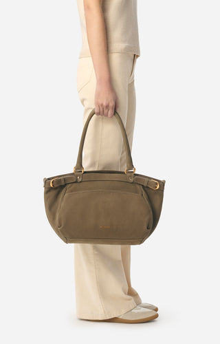 VANESSA BRUNO - Lune 48H Large Bag - Elephant