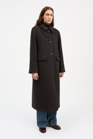 SKALL - Ernest Coat - Brown Herringbone