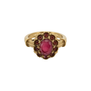 All The Luck in the World - Ring Flower Halo - Pink