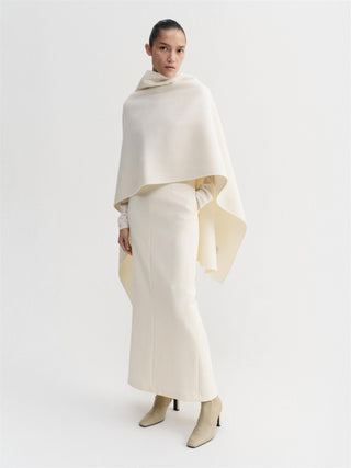 ALMADA LABEL - Pre-Order Colette Doublé Cape - Cream