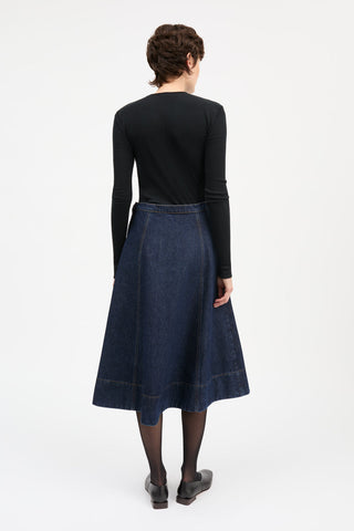 SKALL - Katinka Skirt - Indigo Blue