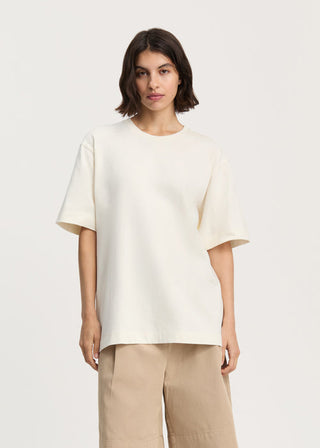AIAYU - Lui Circular Tee - Pure Ecru