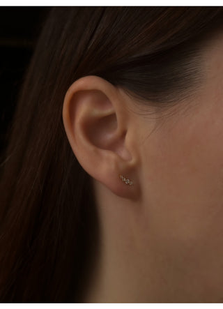 Pico Copenhagen - Starfall Crysta Studs - Clear