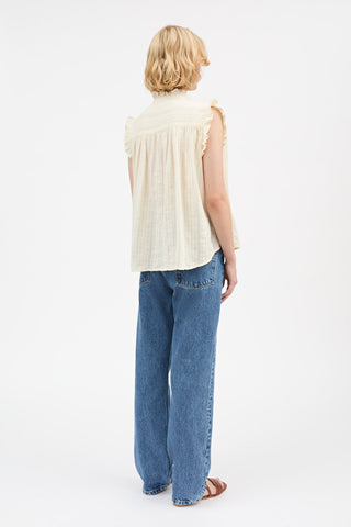 SKALL - Juliane Top - Light Cream
