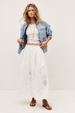 BA&SH - Mona Skirt - Ecru