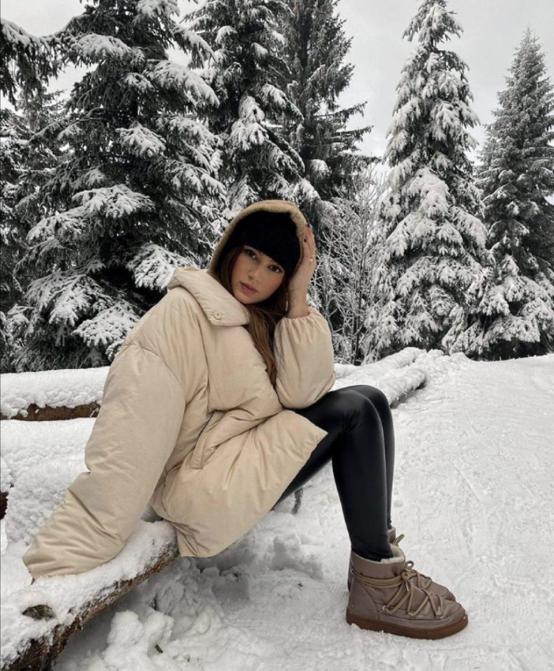 INUIKII Classic Sneaker Taupe – Shine - Main Image