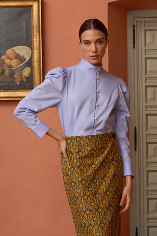 MARIA DE LA ORDEN - Iza Shirt - Sky Blue