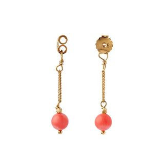 STINE A - Cherie Coral Bon Bon Behind Ear Pendant #1