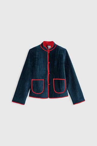 MARIA DE LA ORDEN - Fittonia Jacket - Navy