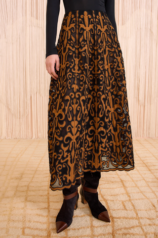 ULLA JOHNSON - Gili Skirt - Saffron
