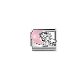 Nomination - Link CLASSIC symbols steel enamel 925 sterling silver