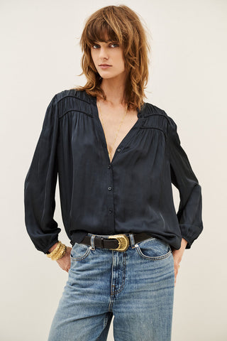 BA&SH - Cessia Shirt - Encre