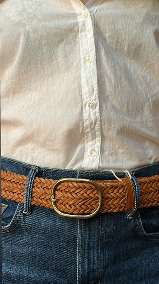DRAGON DIFFUSION - Belt Oval Buckle - Safari