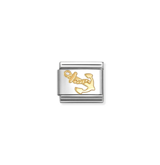 Nomination - Link SYMBOLS 18k gold NEW ANCHOR