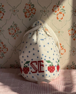 SISSEL EDELBO - Babba Drawstring Bag - Off White