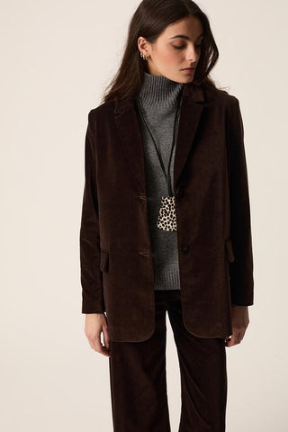 DES PETITS HAUTS - Ephyria Blazer - Coffee