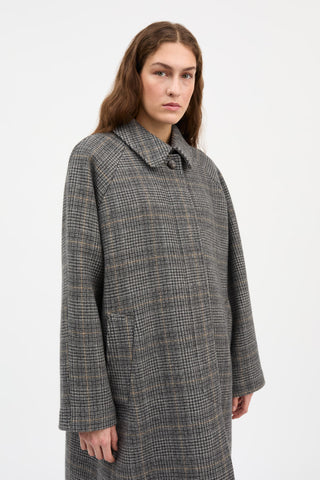SKALL - Mary Coat - Grey Check