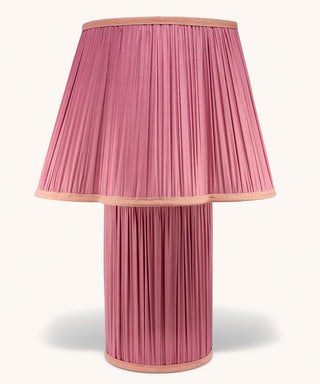 DOING GOODS - Myra Lamp Large Silk - Fuchsia