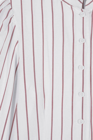 MARIA DE LA ORDEN - Beckett Shirt - Cabernet Stripe